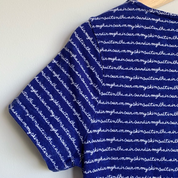 Boden Summer Cursive Dress Cotton Pocket Beach 8R - Picture 6 of 11